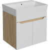 Тумба с раковиной DIWO Архангельск 60, дуб сонома, подвесная