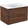 Купить Мебель для ванной Vincea Vico 80 темный дуб в Москве с доставкой Мебель для ванной Vincea Vico 80 темный дуб