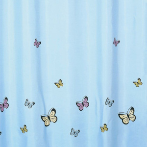 Штора для ванной IDDIS Butterfly Blue Butterfly