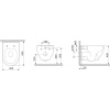 Унитаз подвесной AM.PM Like C801701SC FlashClean с микролифтом