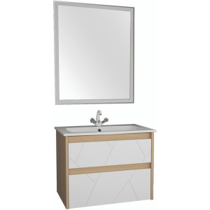 Мебель для ванной ASB-Mebel Диана 75 белый глянец