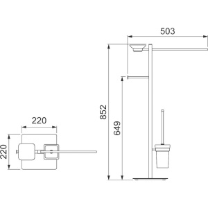 Стойка Timo Selene 10085/00