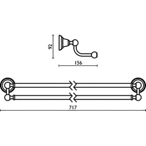 Полотенцедержатель Bagno & Associati Canova CA21792