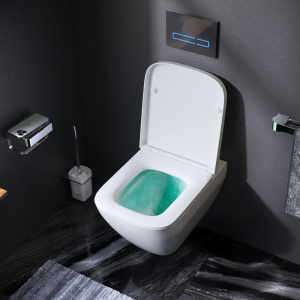 Купить Унитаз подвесной AM.PM Spirit V2.0 FlashClean с микролифтом, белый в Москве с доставкой Унитаз подвесной AM.PM Spirit V2.0 FlashClean с микролифтом, белый