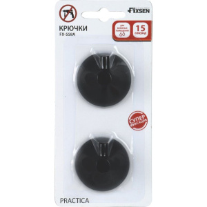 Крючок Fixsen Equipment черные матовые, 2 шт.