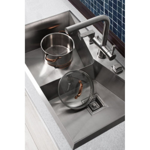 Смеситель для кухни Omoikiri Nagano BN нержавеющая сталь