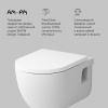 Унитаз подвесной AM.PM Like C801701SC FlashClean с микролифтом