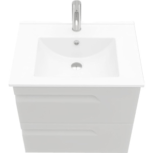 Тумба с раковиной Laparet Atlas 60 подвесная, кашемир матовый