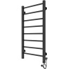 Полотенцесушитель электрический Laris Феличия ЧКЧ П8 400/800 черный, R