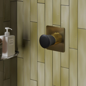 Смеситель для душа Paini Domus 18PJ690PZ С ВНУТРЕННЕЙ ЧАСТЬЮ, матовое золото