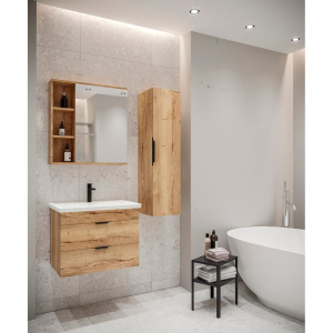 Купить Зеркало-шкаф Grossman Форта 70 дуб галифакс, универсальный в Москве с доставкой Зеркало-шкаф Grossman Форта 70 дуб галифакс, универсальный