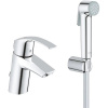 Cмеситель для раковины с гигиеническим душем Grohe Eurosmart 2015 23124002