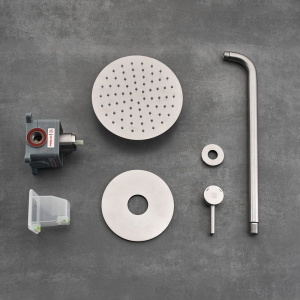 Купить Душевой комплект РМС Sus129 SUS129-1 С ВНУТРЕННЕЙ ЧАСТЬЮ, для душа, нержавеющая сталь в Москве с доставкой Душевой комплект РМС Sus129 SUS129-1 С ВНУТРЕННЕЙ ЧАСТЬЮ, для душа, нержавеющая сталь