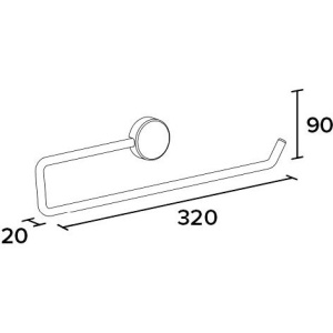 Купить Полотенцедержатель Koin Simple SI121 для бумажных полотенец в Москве с доставкой Полотенцедержатель Koin Simple SI121 для бумажных полотенец