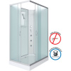 Душевая кабина Niagara Classic NG-43185-14QBKG, 110х80 см, без крыши, с гидромассажем