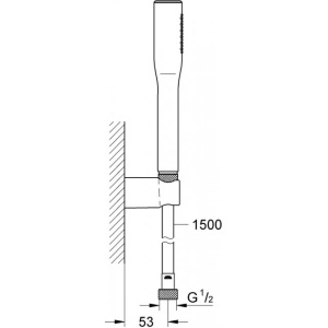 Душевой набор Grohe Euphoria Cosmopolitan Stick 27369000 хром
