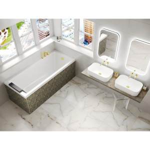 Акриловая ванна WHITECROSS Wave 150x70 см, с ножками