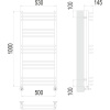 Полотенцесушитель водяной Terminus Соренто П15 0 500х100