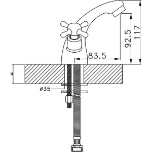 Смеситель для раковины Rossinka G G02-61