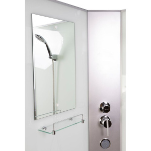 Душевая кабина Niagara Classic NG-33084-14QBKTG 100х80 см, без крыши, с гидромассажем и тропическим душем