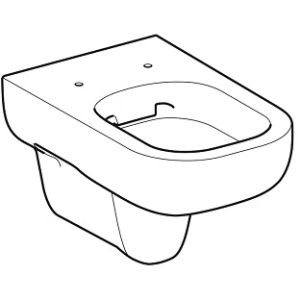 Унитаз подвесной Geberit Smyle 500.210.01.1 безободковый