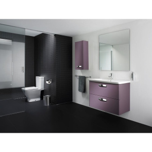 Купить Тумба с раковиной Roca Gap 80 фиолетовая в Москве с доставкой Тумба с раковиной Roca Gap 80 фиолетовая