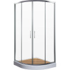 Душевой уголок Ceruttispa Viva 100 100x100, профиль хром