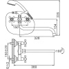 Универсальный смеситель Frap H19 F2619-2