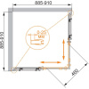 Душевой уголок Cezares Stylus M A-2-90-C-Cr