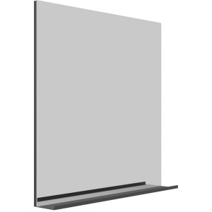 Купить Зеркало DIWO Смоленск 80 с полкой, черное, в стиле лофт, квадратное в Москве с доставкой Зеркало DIWO Смоленск 80 с полкой, черное, в стиле лофт, квадратное