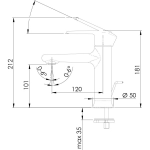 Смеситель для раковины Remer Vanity V10