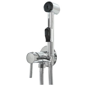 Гигиенический душ Славен Город СЛ-ОД-Д52 со смесителем, С ВНУТРЕННЕЙ ЧАСТЬЮ, хром