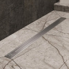 Душевой лоток CK DRAIN RİO-AQUA006-60 60 см, двойной, с мокрым затвором, щелевой, из нержавеющей стали, с решеткой