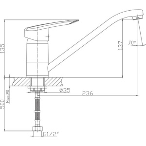 Купить Смеситель для кухни Haiba HB07 HB4907 в Москве с доставкой Смеситель для кухни Haiba HB07 HB4907