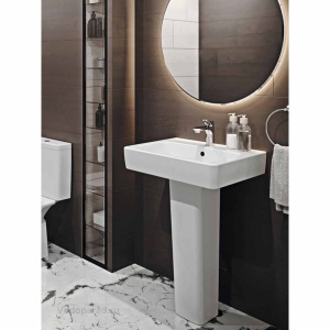 Купить Раковина мебельная Santek Нео 40 1.WH30.2.183 белая в Москве с доставкой Раковина мебельная Santek Нео 40 1.WH30.2.183 белая