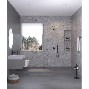 Купить Душевой комплект Kludi Bozz 387363976 С ВНУТРЕННЕЙ ЧАСТЬЮ, черный матовый в Москве с доставкой Душевой комплект Kludi Bozz 387363976 С ВНУТРЕННЕЙ ЧАСТЬЮ, черный матовый