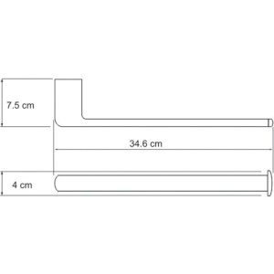 Полотенцедержатель Wasserkraft Berkel K-6851