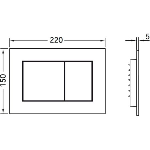 Купить Кнопка смыва TECE Now 9 240 401 хром глянцевый в Москве с доставкой Кнопка смыва TECE Now 9 240 401 хром глянцевый