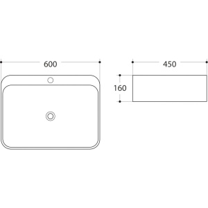 Раковина Art&Max AM-7976 белая