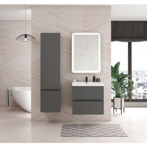 Шкаф-пенал Art&Max Techno 40 смоки софт, L