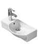 Раковина подвесная глянцевая белая 505х235х125 WeltWasser AISBACH 7950 GL-WT L (10000008692)