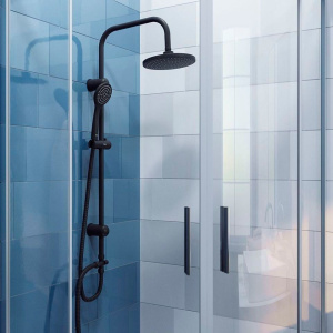 Душевая стойка Dorff Comfort D0708010BL со смесителем