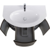 Тумба с раковиной Cezares Eden 91 grigio talpa opaco, раковина 50177