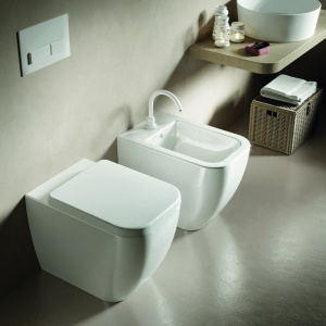 Купить Биде напольное Hatria Bianca Y1V901 в Москве с доставкой Биде напольное Hatria Bianca Y1V901