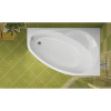 Акриловая ванна Vagnerplast Flora R 150x100 см, угловая, с каркасом, ультрабелая, асимметричная