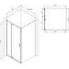 Душевой уголок AM.PM Gem W90G-404-090MT 90x90