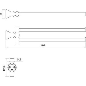 Купить Полотенцедержатель Lemark LM8101C в Москве с доставкой Полотенцедержатель Lemark LM8101C