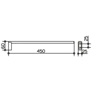 Полотенцедержатель Keuco Edition 400 11520010000 хром