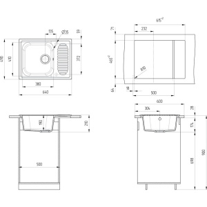 Мойка кухонная Ulgran U-202 -302 песочная