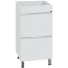 Тумба с раковиной СанТа Марс 48 R напольная, с ящиками, для стиральной машины